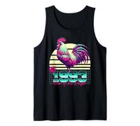 1993 Année du Coq rétro années 80 Vaporwave Zodiaque Chinois Débardeur