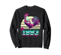 1993 Année du Coq rétro années 80 Vaporwave Zodiaque Chinois Sweatshirt