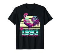 1993 Année du Coq rétro années 80 Vaporwave Zodiaque Chinois T-Shirt