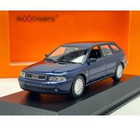 1995 Audi A4 Avant Break Bleu Foncé 1/43 Voiture Modèle Minichamps