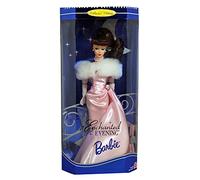 1995 Barbie - Enchanted EVENING - Soirée enchantée - Robe de soirée rose- Edition Collector - Fashion and Doll Reproduction - Poupée Brune #15407