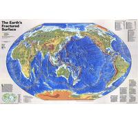 1995 Carte de la surface fracturée de la Terre