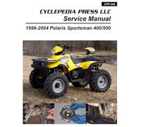 1996 - 2004 Polaris Sportsman 400 500 Carbureted 4-Stroke Cyclepedia Printed ATV Service Manual