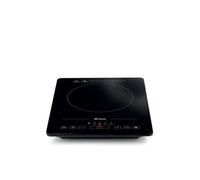 Ariete Plaque à induction portable 1997 – Vitrocéramique 2000W, 10 niveaux, Sécurité enfant, Noir