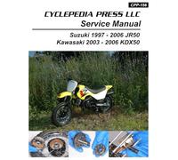 1997-2006 Suzuki JR50, Kawasaki KDX50 Two Stroke Cyclepedia Printed Motorcycle Service Manual
