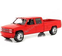1997 Chevrolet 3500 Crew Cab Silverado Rouge Victoire 1:18 Greenlight 19073