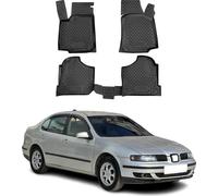 1998-2004 Seat Toledo Tapis de sol TPE noir 4 pcs