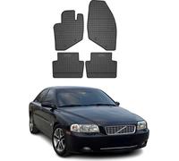1998-2006 Volvo S80 Tapis de sol TPE noir 4 pcs