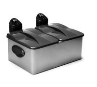 Frifri Friteuse électrique semi-professionnelle double F1998 Inox