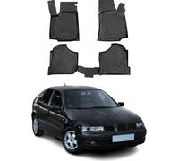 1999-2005 Seat Leon Tapis de sol TPE noir 4 pcs