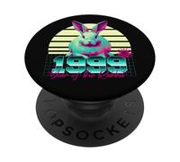 1999 Année du Lapin Anniversaire 80s Zodiaque Chinois rétro PopSockets PopGrip Adhésif