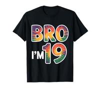 19e Anniversaire garçon Bro I'm 19 Year Old Kids 19th Bday T-Shirt