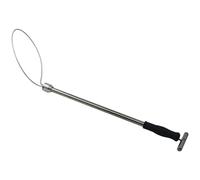 19In Animal Catch Pole en acier inoxydable Pig Pig Catcher Tool avec anneau réglable Strong Catch Pole Contrôle animal pour le sauvetage, la ferme, l'utilisation du vétérinaire