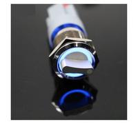 19mm 2 3 Position Switch Push Button Switch DPDT Illuminated Metal selector Rotary Switch with LED Waterproof Stainless Steel NWPNLXEA(3p,3 POSITION_220V)