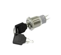 19mm 2position or 3 position Key lock switch (The key cann't removed in ON position) NWPNLXEA(2 position 1NO 1NC)