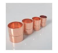 19mm 3/4" Inner Diameter Copper End Feed Straight Equal Coupling Plumbing Fitting Scoket Weld Water Gas Oil 0.8mm Thickness