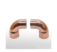 19mm ID x 19mm OD x 1.2mm Thickness Copper 90 Elbow Short Radius Scoket Weld End Feed Coupler Plumbing Fitting Water Gas Oil