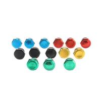 19mm Metal Button Flat Head Self Reset Inching One Normal Door Opening Switch Screw Foot Car Refitting NWPNLXEA(Blue,19MM_HIGH HEAD FACE)