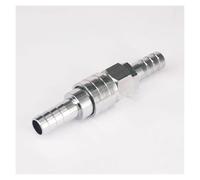 19mm OD Barbs Brass Nickel Plated Fuel Line Gas Hose Quick Disconnect Coupler marine pipe fitting for boat