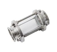 19mm Sanitay Flow Sight Verre Diopter 1.5 '' 50.5mm Tri Clamp SS304 Acier Inoxydable Raccord De Tuyau Distillateur Diary Homebrew