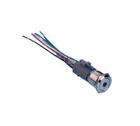 19mm vandal 6V/12V/24V/36V dot led latching push button switch with harness set NWPNLXEA(12V Green LED,36v)