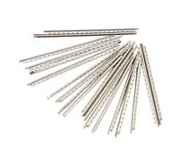 19PCS 2.0mm Acoustique Guitare Frette Fil Guitare Fretboard, 2.1-2.6 dans Guitare Frettes Blanc Cuivre Frette Fil Set Pièces De Rechange pour Guitares Classiques En Bois