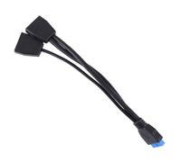 19Pin USB Header USB3.0 1 à 2 répartiteur USB interne Hub USB pour ordinateur carte mère 200 mm