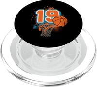 19th Birthday Boy Basketball Player Basketball 19 Years Old PopSockets PopGrip pour MagSafe