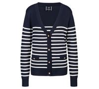 19V69 ITALIA Cardigan 'Fulvia' bleu marine / blanc, Taille XS