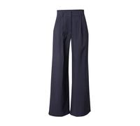 19V69 ITALIA Pantalon à pince 'Florence' bleu marine / blanc, Taille 40