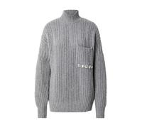 19V69 ITALIA Pull-over 'Rosanna' gris chiné / blanc, Taille XS