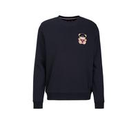 19V69 ITALIA Sweat-shirt 'Nico Aprés Ski' beige / bleu marine / rouge, Taille XL