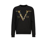 19V69 ITALIA Sweat-shirt 'Nico Carrier 2' moutarde / jaune d'or / gris / noir, Taille XXL