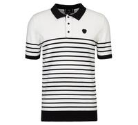 19V69 ITALIA T-Shirt 'Manfredi' noir / blanc, Taille S