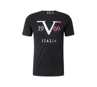19V69 ITALIA T-Shirt 'PEDRO' vert / rouge / noir / blanc, Taille L