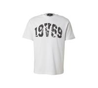 19V69 ITALIA T-Shirt 'Rafael' noir / blanc, Taille XXL