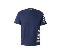 19V69 ITALIA T-Shirt 'Tamaro' bleu marine / blanc, Taille M