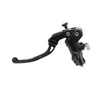 19X20 Pompe D'embrayage Avec Noir Anodisé Corps De Pompe Noir, Noir Long Levier D'embrayage (Bouton+Levier) pour Suzuki GSX-R 750 de 2008 à 2017, CC 750