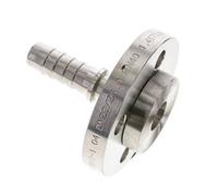 19x33 mm Pilier de tuyau en acier inoxydable 1.4401 avec bride tournante PN 10/16/25/40 DIN EN 14423 / DIN 2826