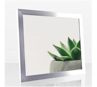 1a Bilderrahmen Cadre Photo Diamond 45x65 cm alu brossée idéal pour Broderie Diamant avec verre acrylique claire 1 mm