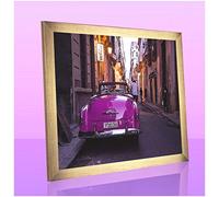1a Bilderrahmen MonteCarlo Cadre Photo 67x98 cm Cadre Antireflet Pour Puzzle Or Éclatant Idéal pour Puzzle Photo Poster Tableau 98x67 cm