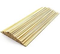 1ABOVE 150 Pieces Natural Wooden Skewers for BBQ，Appetizer, Cocktail, Kabob,Fruit and Chocolate Fountain SIZE-250 MM(10INCH) (1)