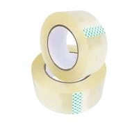 1ABOVE Lot de 2 rouleaux de ruban adhésif transparent pour emballage 48 mm x 66 m | 54 microns | Idéal comme ruban adhésif transparent pour colis, ruban adhésif d'emballage solide et robuste pour