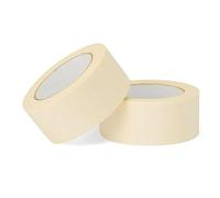 1ABOVE Lot de 2 rouleaux de ruban de masquage pour peinture, 48 mm x 50 m, 140 microns à usage général pour artistes de peinture et décoration