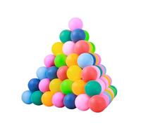 1ABOVE Lot de 25 balles de ping-Pong Multicolores de 40 mm, adaptées pour Les fêtes de Pong, la décoration, Les Jeux de Classe, Les méthodologies pédagogiques, Les travaux manuels Scolaires et Plus