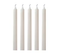 1ABOVE Lot de 5 bougies d'intérieur non parfumées - Durée de combustion de 5 heures - Cire blanche de qualité supérieure (1)