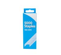 1ABOVE Lot de 5000 épingles à agrafes 26/6 | Agrafes durables et antirouille pour agrafeuses - Bureau, école et maison