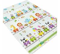 1Above Tapis de jeu pliable pour bébé - Imperméable - Grand tapis d'éveil réversible en XPE épais et rembourré - Idéal pour chambre à coucher, chambre d'enfant et salle de jeux - 180 x 130 cm