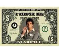 1art1 36660 Poster Scarface Billet d'un Dollar I 91 X 61 cm