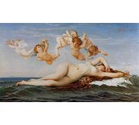 1art1 Alexandre Cabanel Poster La Naissance De Vénus, 1863 Affiche Reproduction 70x40 cm